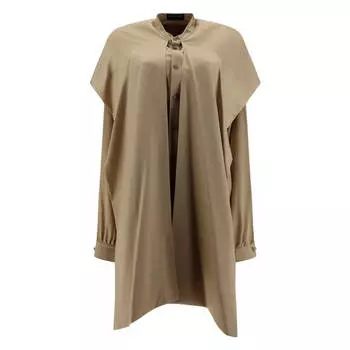 Рубашка Balenciaga Paneled, бежевый