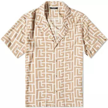 Рубашка Balmain с монограммой для отпуска