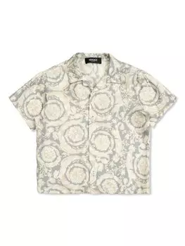 Рубашка Barocco Sil Versace Kids, серый