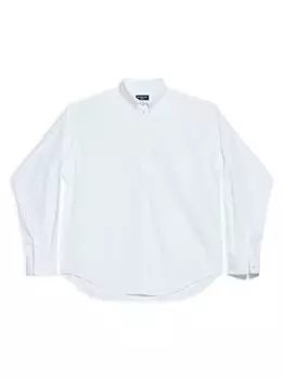 Рубашка BB Corp большого размера Balenciaga, белый