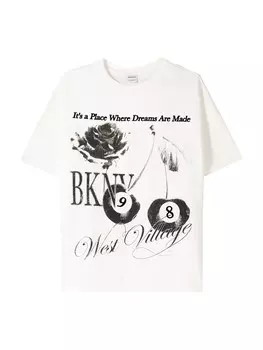 Рубашка Bershka, белый