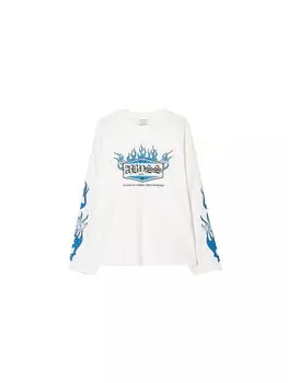 Рубашка Bershka, белый