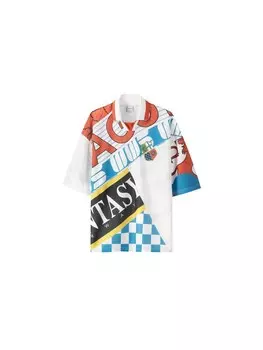 Рубашка Bershka, белый