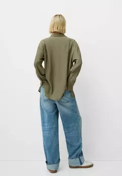 Рубашка Bershka, цвет Khaki