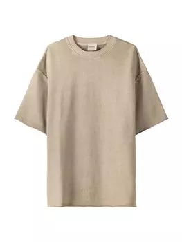 Рубашка Bershka, кэмел