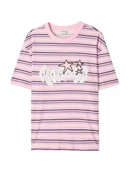 Рубашка Bershka, розовый