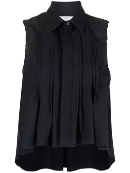 Рубашка без рукавов sacai, синий