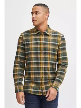 Рубашка BLEND Langarmhemd Shirt 20716799 kariertes Langarmhemd, зеленый