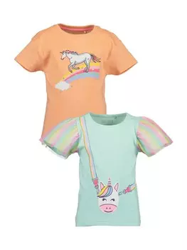 Рубашка BLUE SEVEN, цвет Mint/Apricot