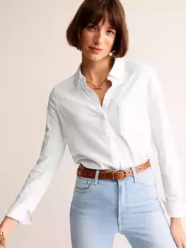 Рубашка Boden Amelia Cotton Jersey, белый