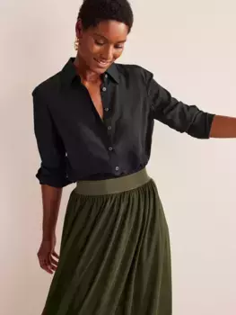 Рубашка Boden Sienna Silk, черный