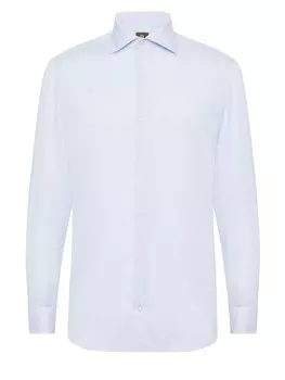 Рубашка Boggi Milano Regular fit Button Up, светло-голубой