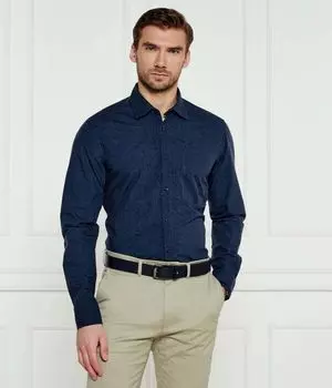 Рубашка Boss Orange Remiton M Regular Fit, синий
