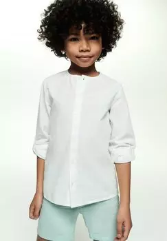 Рубашка BRUNO Mango Kids, цвет blanc