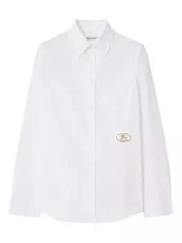 Рубашка Burberry из поплина, белый