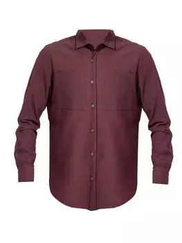 Рубашка By Diess Collection Regular fit Button Up, цвет Red/Bordeaux