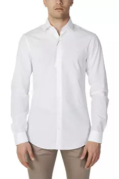 Рубашка Calvin Klein хлопковая, белый