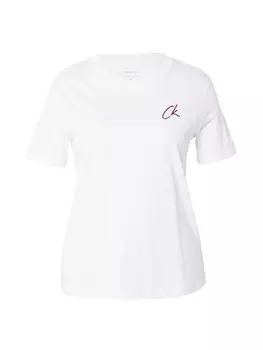 Рубашка Calvin Klein Jeans Curve, белый
