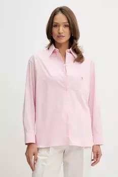 Рубашка Calvin Klein Jeans, розовый