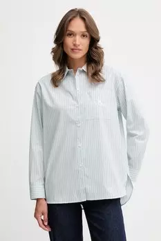 Рубашка Calvin Klein Jeans, зеленый