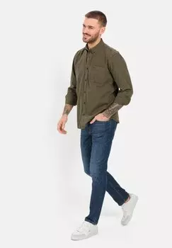 Рубашка camel active, оливково-коричневая