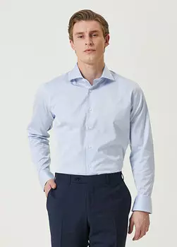 Рубашка Canali, голубой