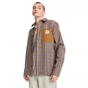 Рубашка Carhartt WIP asher check, бежевый