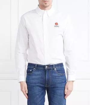 Рубашка Casual fit Kenzo, белый