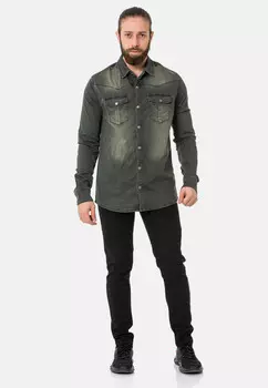 Рубашка Cipo & Baxx Jeans, хаки