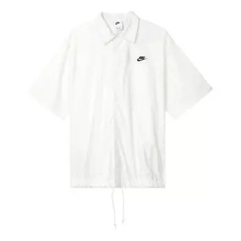 Рубашка club short sleeve oxford button-down shirt asia sizing 'sail' Nike, мультиколор