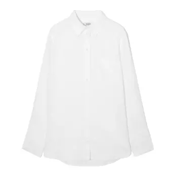 Рубашка COS Oversized Linen, белый