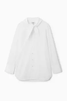 Рубашка COS Pointed Collar, белый