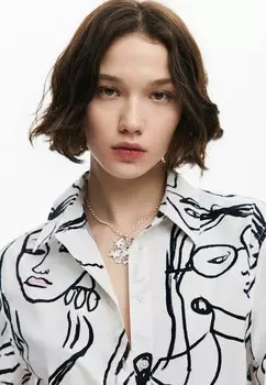 Рубашка Desigual, белый