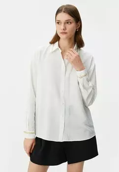 Рубашка DETAIL LONG SLEEVE Koton, крем