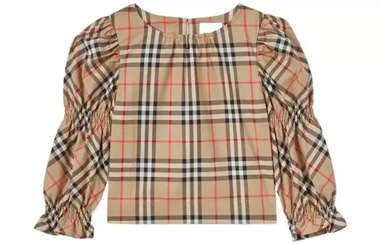 Рубашка детская Burberry, хаки