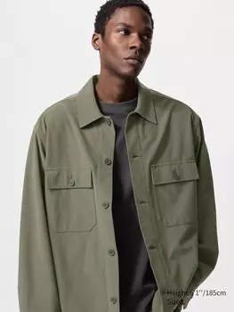 Рубашка джерси Uniqlo, цвет 57 зеленый