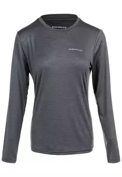 Рубашка Endurance Maje Melange, цвет 1001 Black