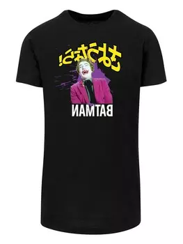 Рубашка F4NT4STIC DC Comics Batman TV Series Joker Splat, черный