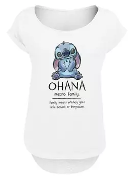 Рубашка F4NT4STIC Disney Lilo & Stitch, белый