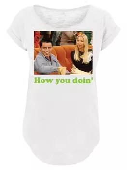 Рубашка F4NT4STIC FRIENDS, белый