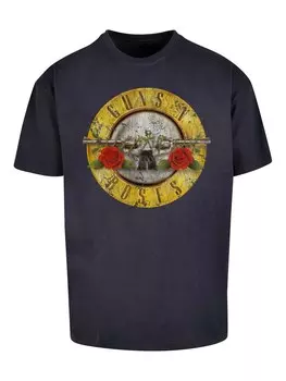 Рубашка F4NT4STIC GunsnRoses, ночной синий