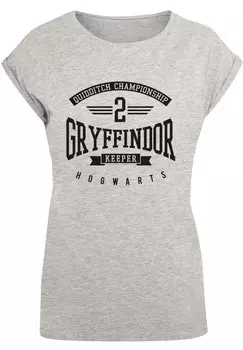 Рубашка F4NT4STIC Harry Potter Gryffindor Keeper, пятнистый серый