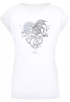 Рубашка F4NT4STIC Harry Potter Thestral, белый