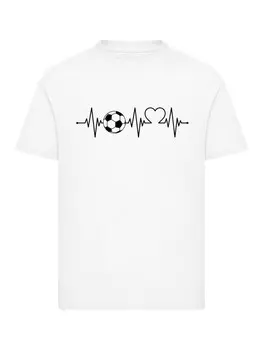 Рубашка F4NT4STIC Heartbeat Soccer, белый