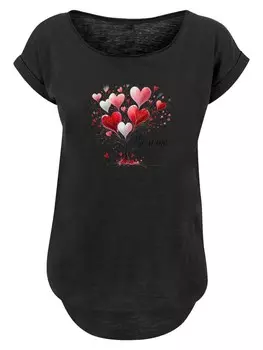 Рубашка F4NT4STIC Herzbaum Be Mine!, черный