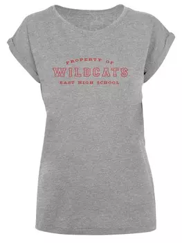 Рубашка F4NT4STIC High School Musical The Musical Property Of Wildcats, серый