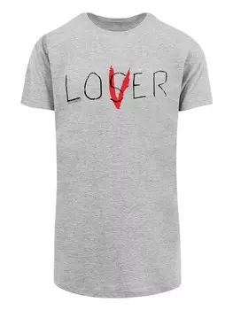 Рубашка F4NT4STIC IT Loser Lover And IT 2017, пятнистый серый