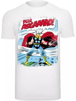 Рубашка F4NT4STIC Marvel Thor Asgard, белый