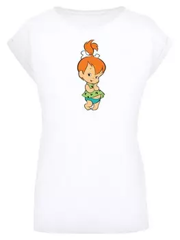 Рубашка F4NT4STIC Pebbles Flintstone, белый