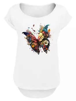 Рубашка F4Nt4Stic Schmetterling, белый